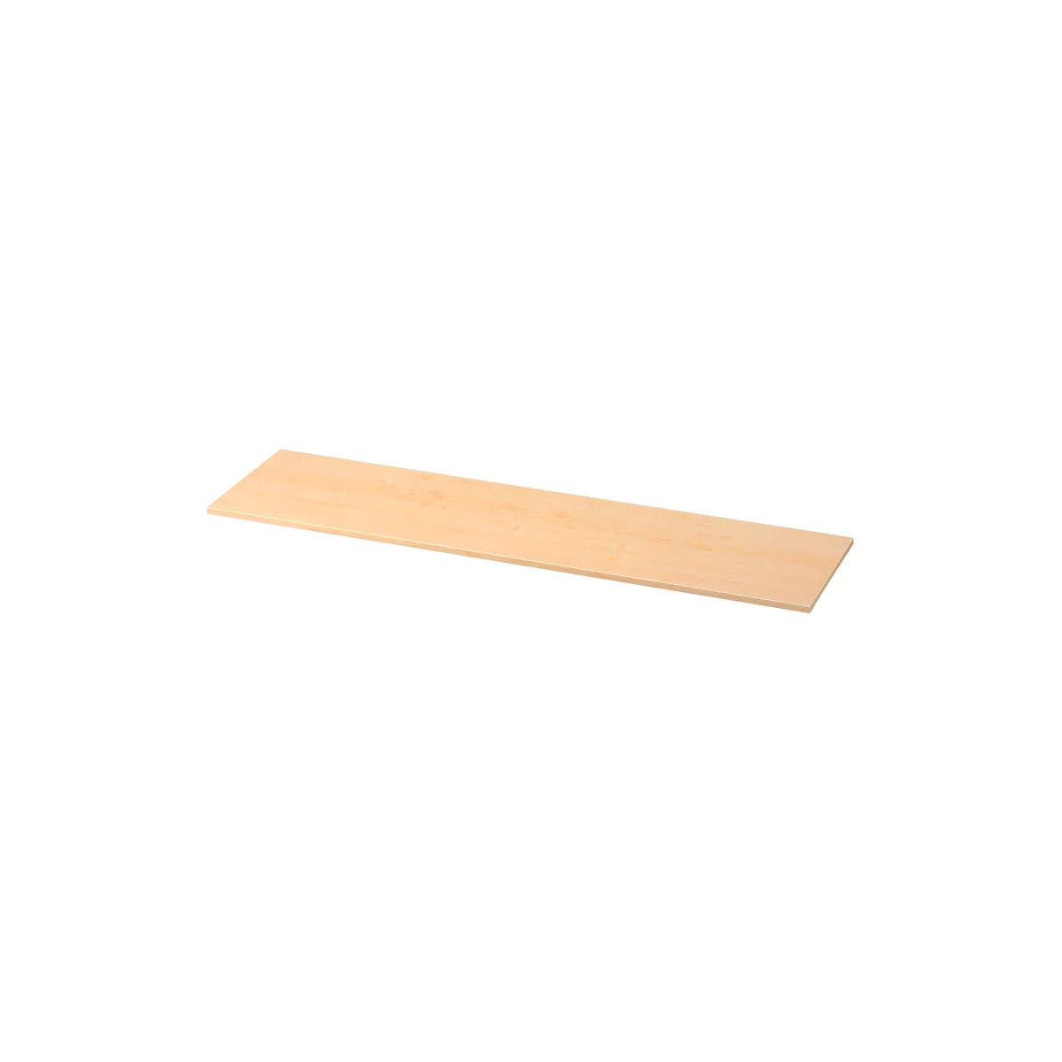 Long wooden board, light brown color, visible grain.