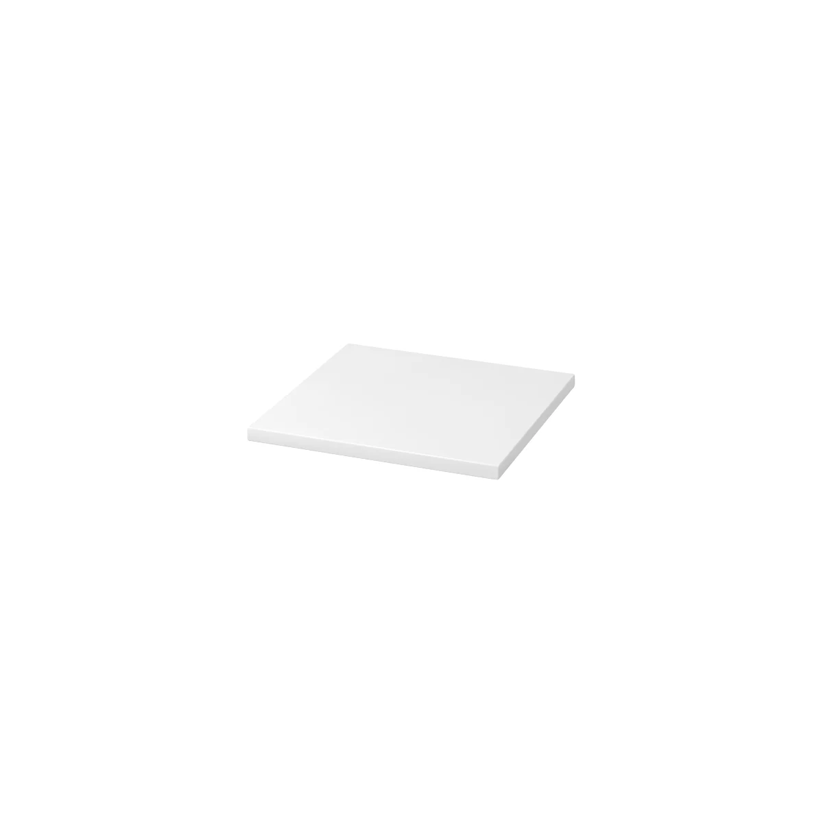 White, rectangular product with a smooth surface; shown in slight perspective.