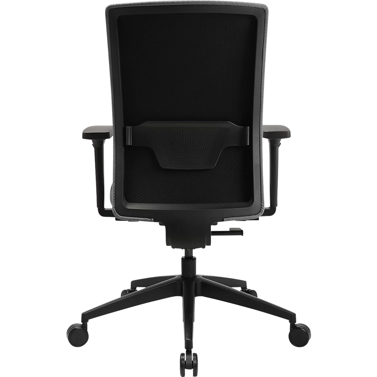 Topstar Bürostuhl Sitness AirWork G, Sandwich-Polsterung, 3D-Flachsitz, Synchronmechanik, höhenverstellbare Lordosenstütze, AGR-zertifiziert, grau