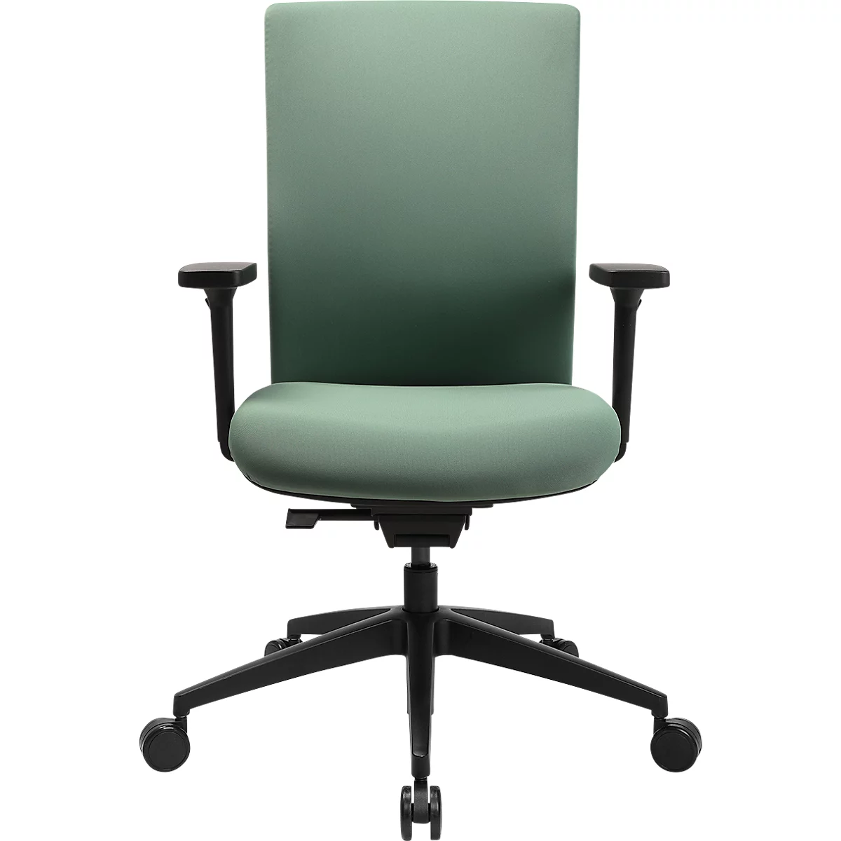 Topstar Bürostuhl Sitness AirWork G, Sandwich-Polsterung, 3D-Flachsitz, Synchronmechanik, höhenverstellbare Lordosenstütze, AGR-zertifiziert, mint grün
