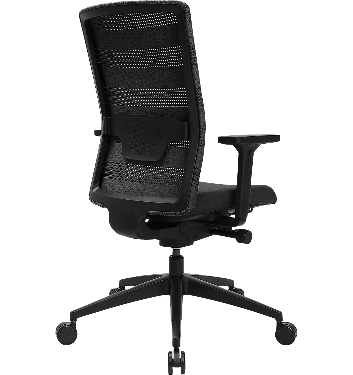 Topstar Bürostuhl Sitness AirWork, mit Armlehnen, 3D-Auto-Synchronmechanik, Muldensitz, Netzrücken, schwarz
