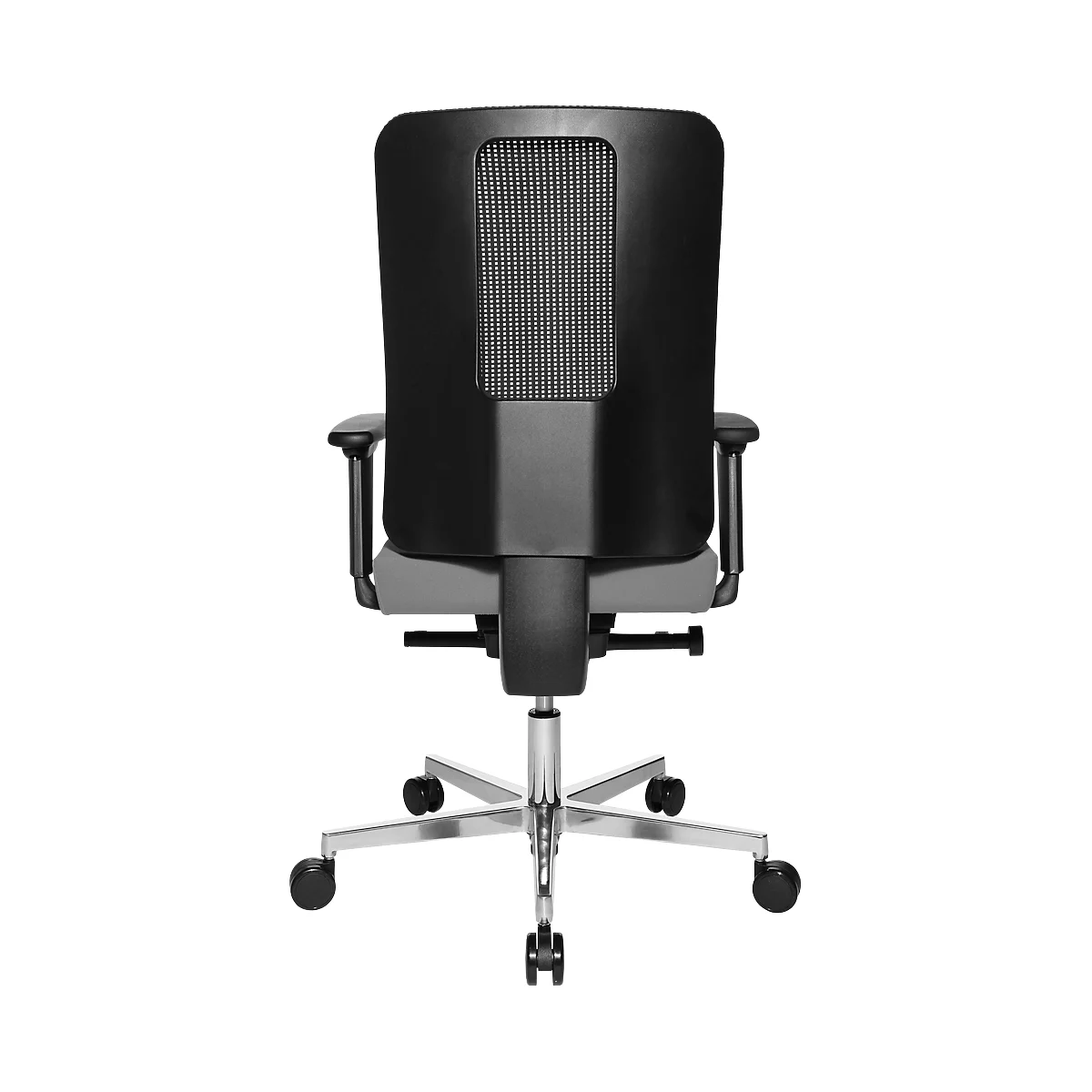Topstar Bürostuhl SITNESS OPEN X, mit Armlehnen, 3D-Synchronmechanik, Muldensitz, Netzrücken, schwarz/grau/alusilber