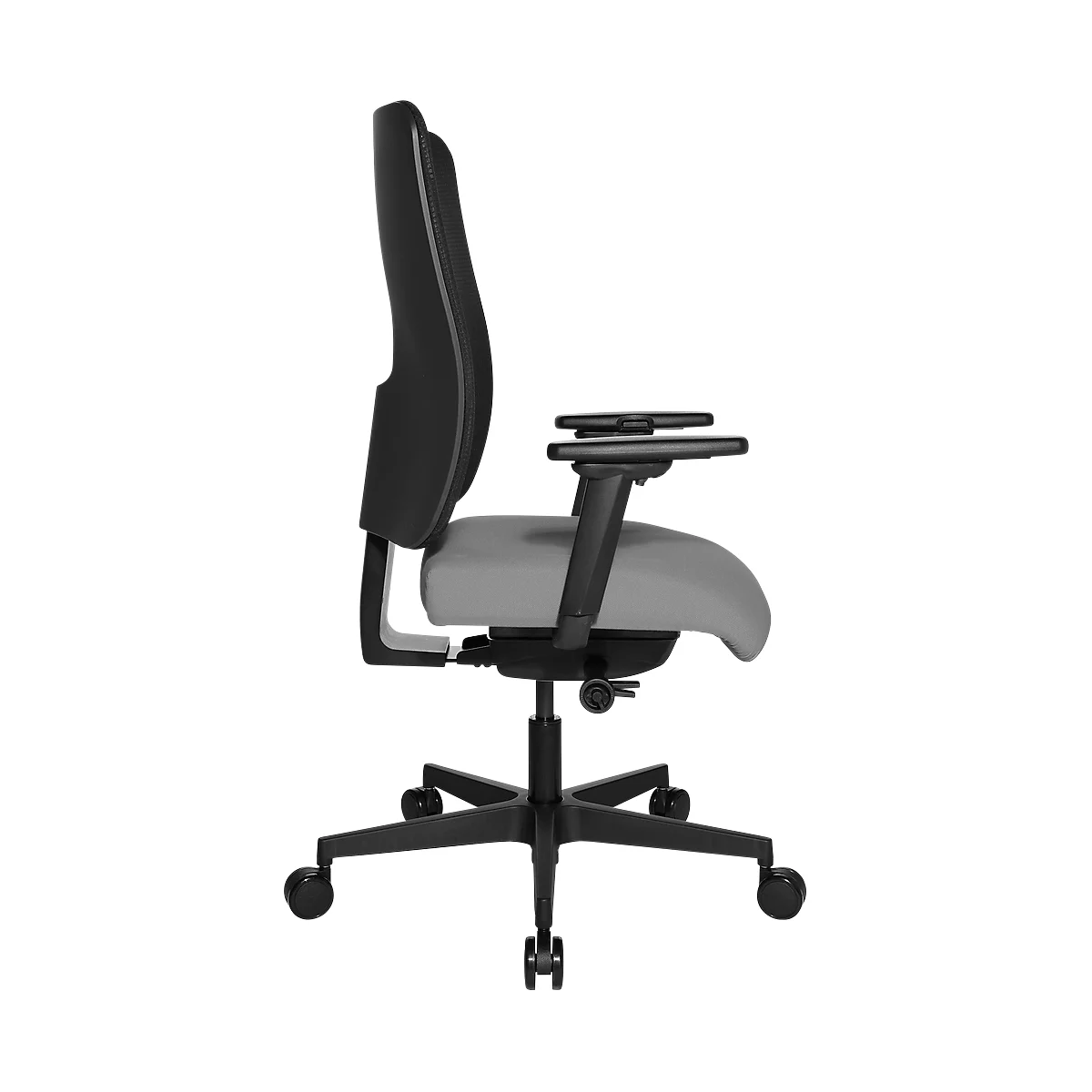 Topstar Bürostuhl SITNESS OPEN X, mit Armlehnen, 3D-Synchronmechanik, Muldensitz, Netzrücken, schwarz/grau/schwarz