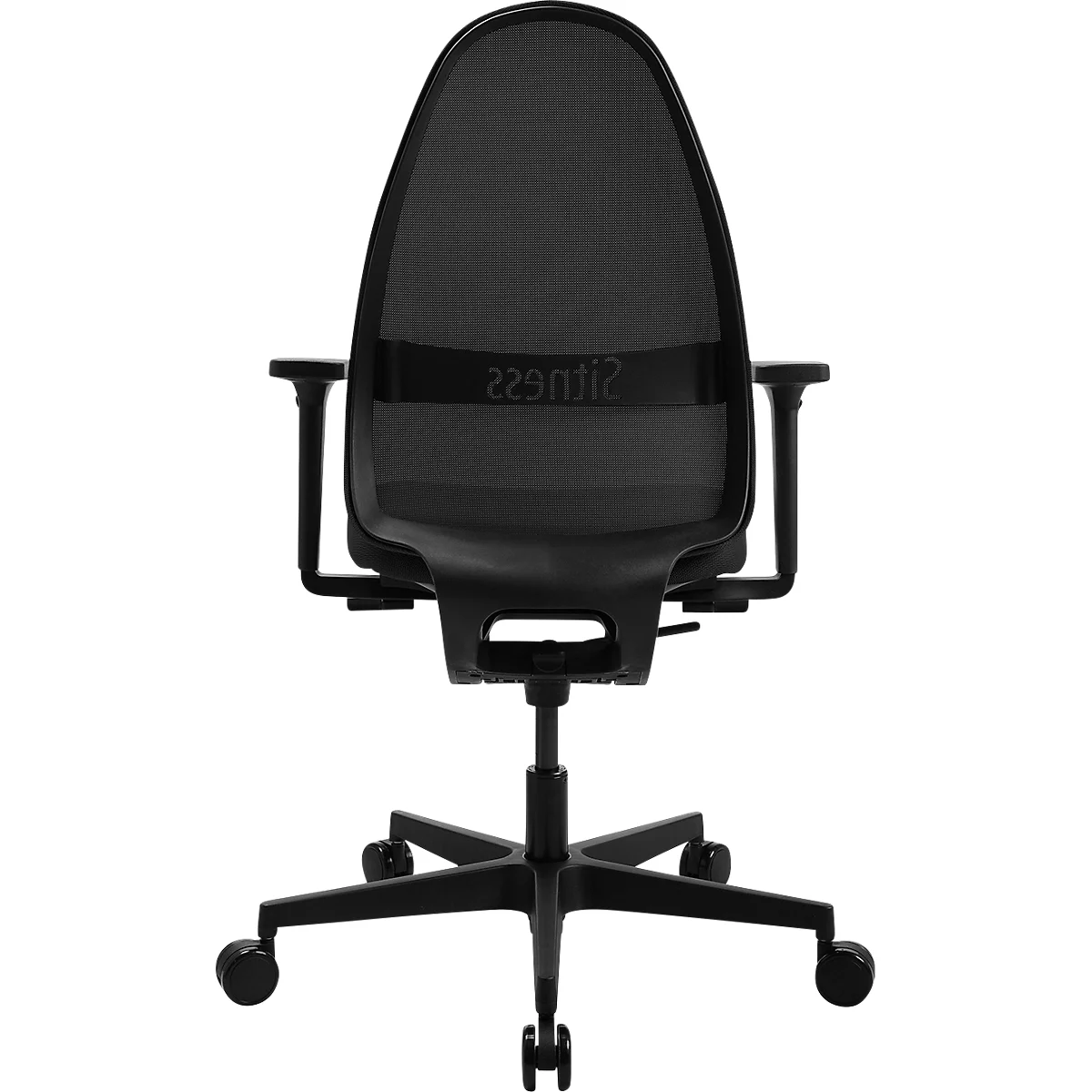 Topstar bureaustoel Soft Sitness Art, auto-synchroon mechanisme, met armleuningen, netrugleuning, speciale voorgevormde zitting, zwart