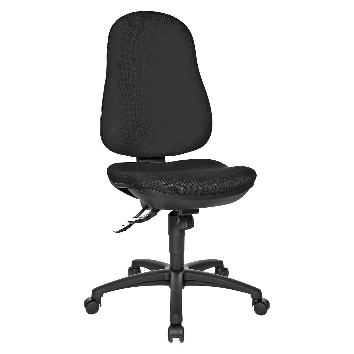 Topstar bureaustoel SUPPORT 100, synchroonmechanisme, zonder armleuningen, instapmodel, zwart