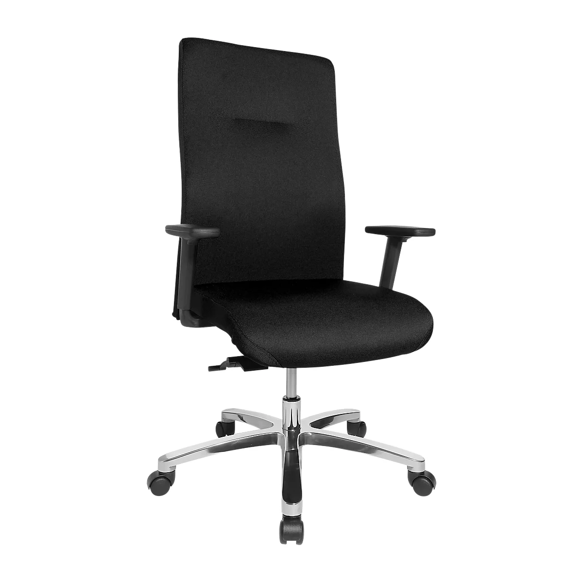 Topstar bureaustoel XXL Big Star, synchroonmechanisme, met armleuningen, hoogte rugleuning 700 mm