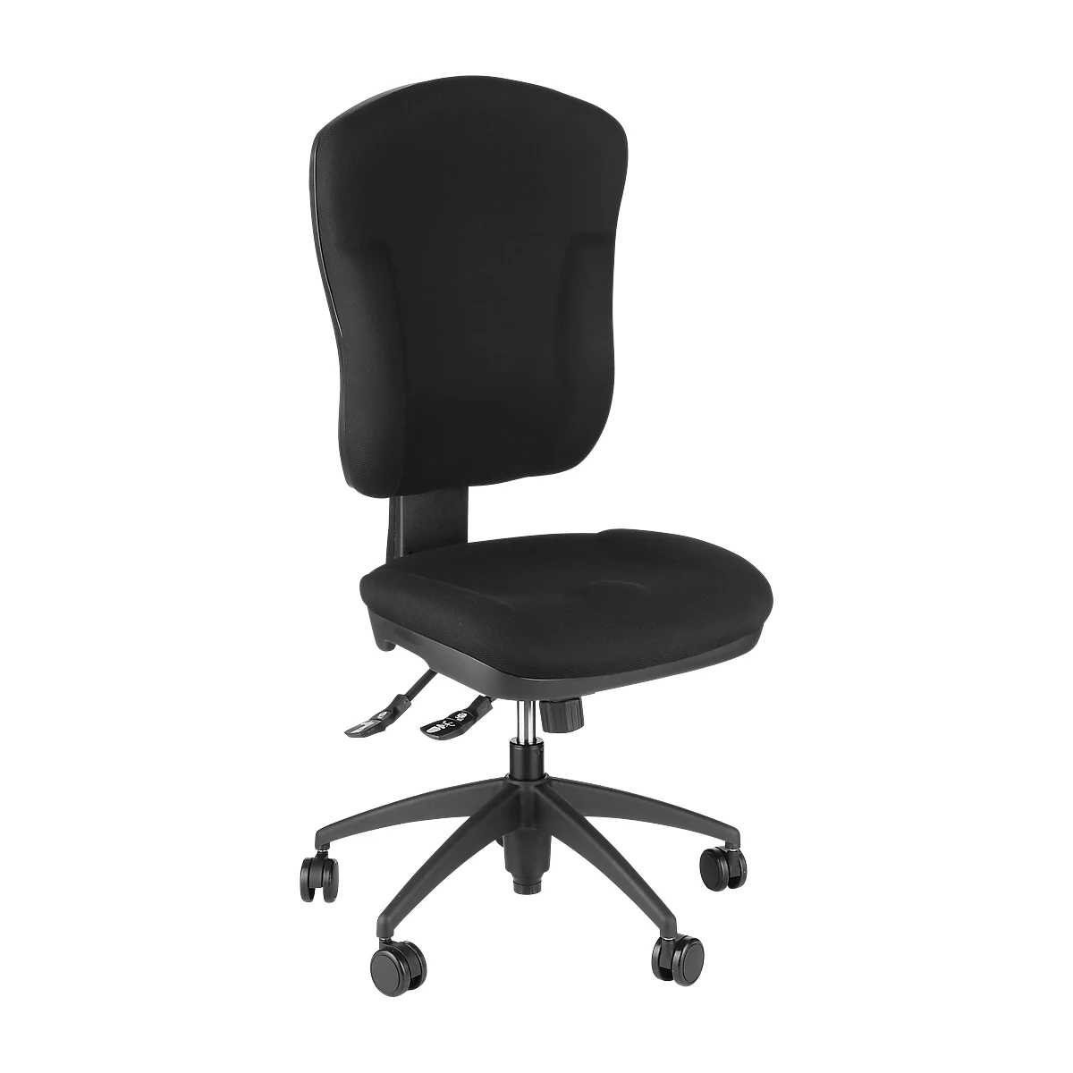 Topstar chaise de bureau WELLNESS 300, mécanisme synchrone, sans accoudoirs, dossier haut, assise galbée