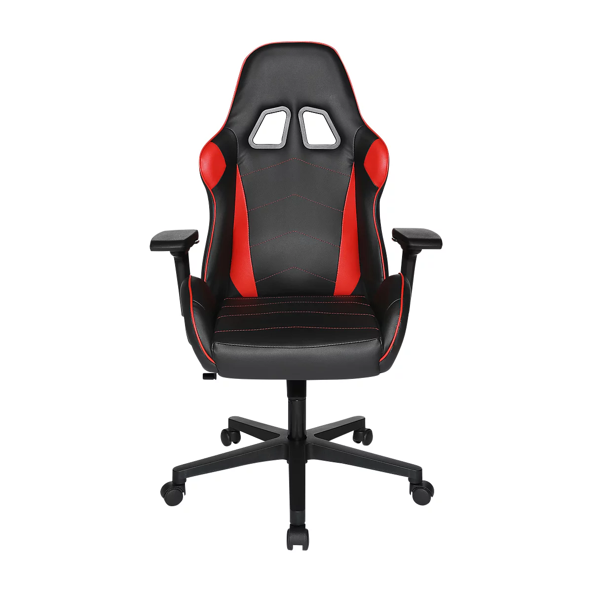 Topstar Gaming Chair Speed Chair 2, avec accoudoirs, mécanisme de basculement 3D, siège multicouche, appuie-tête, noir rouge/noir