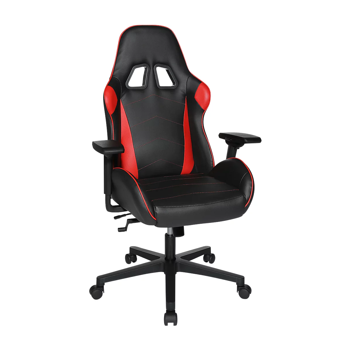 Topstar Gaming Chair Speed Chair 2, avec accoudoirs, mécanisme de basculement 3D, siège multicouche, appuie-tête, noir rouge/noir