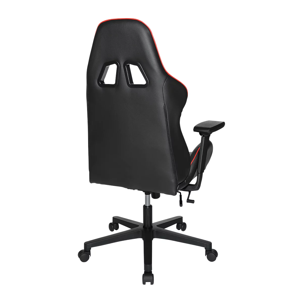 Topstar Gaming Chair Speed Chair 2, met armleuningen, 3D-schommelmechanisme, voorgevormde zitting, hoofdsteun, zwart rood/zwart
