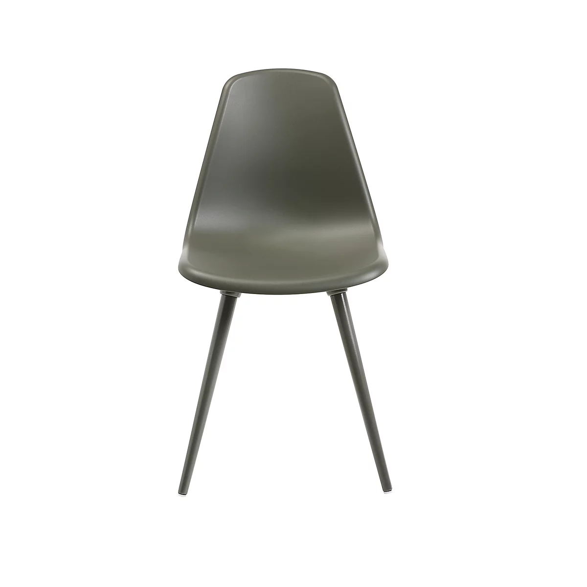 Topstar® T 2020 kuipstoel, 4-poot, desinfectiebestendig, zonder armleuningen, grijs/grijs