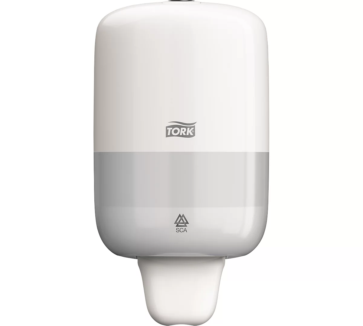 Tork® Dispensador Mini 561000, para jabón líquido, certificado "Easy to use", plástico, blanco