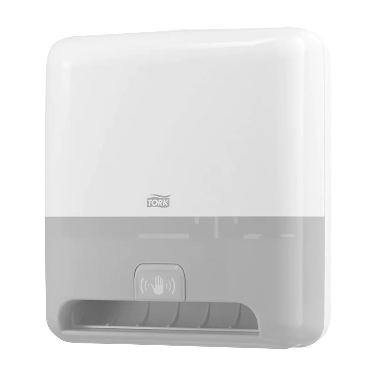 Tork® Distributeur d'essuie-mains Matic® 551100, pour essuie-mains en rouleau Tork®, longueur d'essuie-mains réglable, indicateur de niveau, blanc