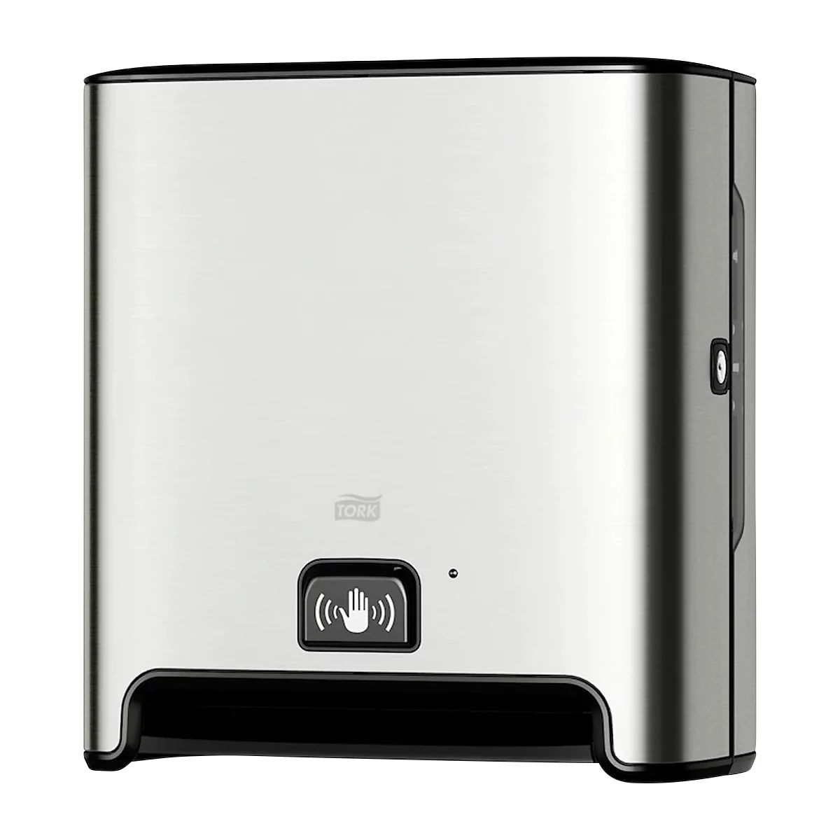 Tork® Matic®-papierdoekdispenser Image Design H1 460001, voor Tork®-rolhanddoeken, sensortechnologie, handdoeklengte instelbaar, roestvrij staal, zilver