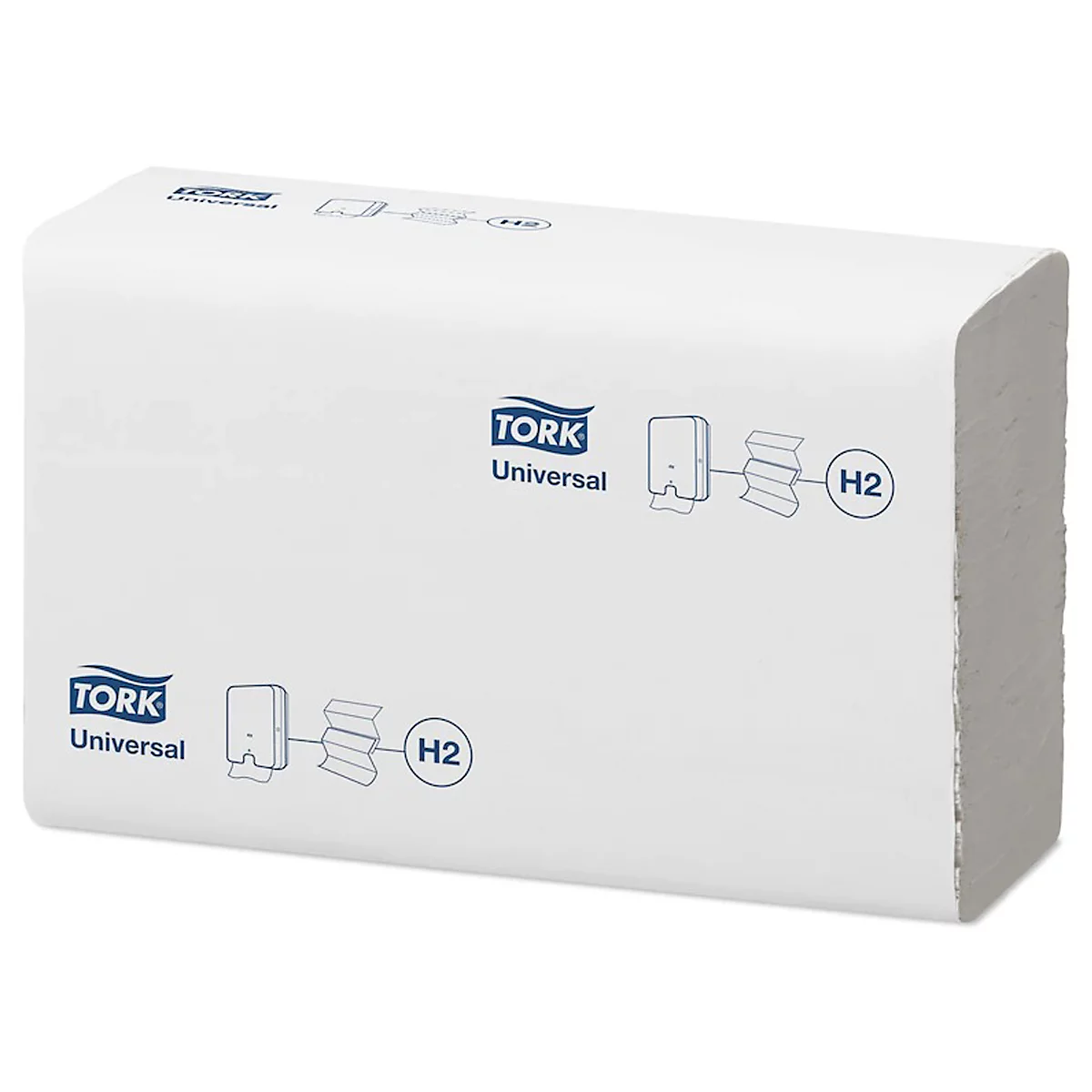 Tork® Multifold-Handtücher Xpress 471093, 1-lagig, Multifold-Handtuchsystem H2, L 234 x B 213 mm, 20 Pack á 250 Stück (5000 Tücher), weiß