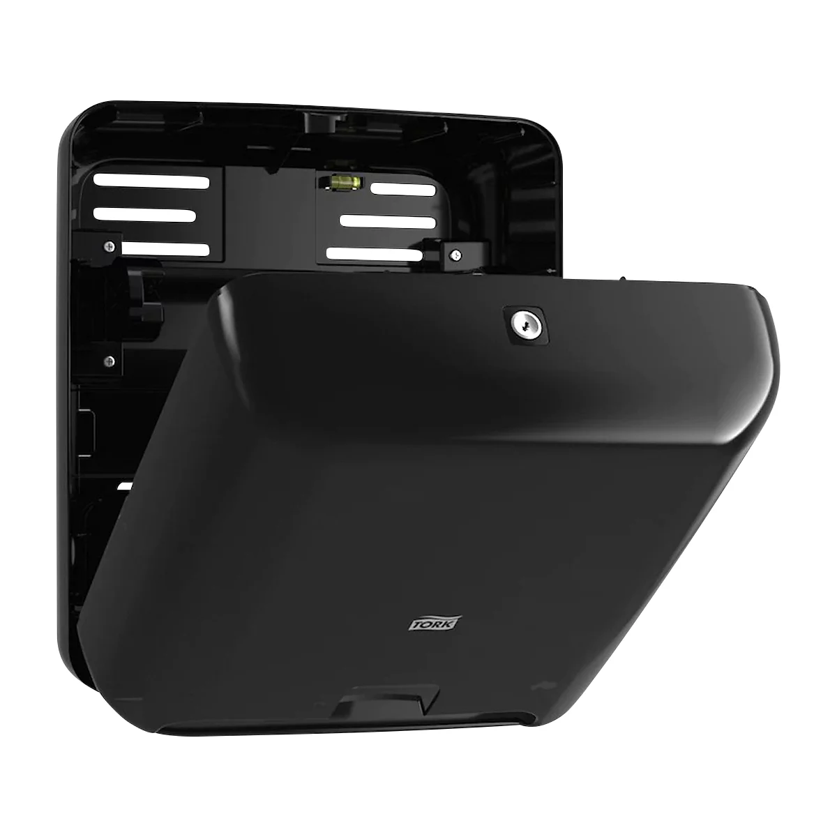 Tork® Papierhandtuchspender Matic® 551008, Rollenpapier, Elevation Design H1, Handtuchlänge einstellbar, Füllstandanzeige, schwarz