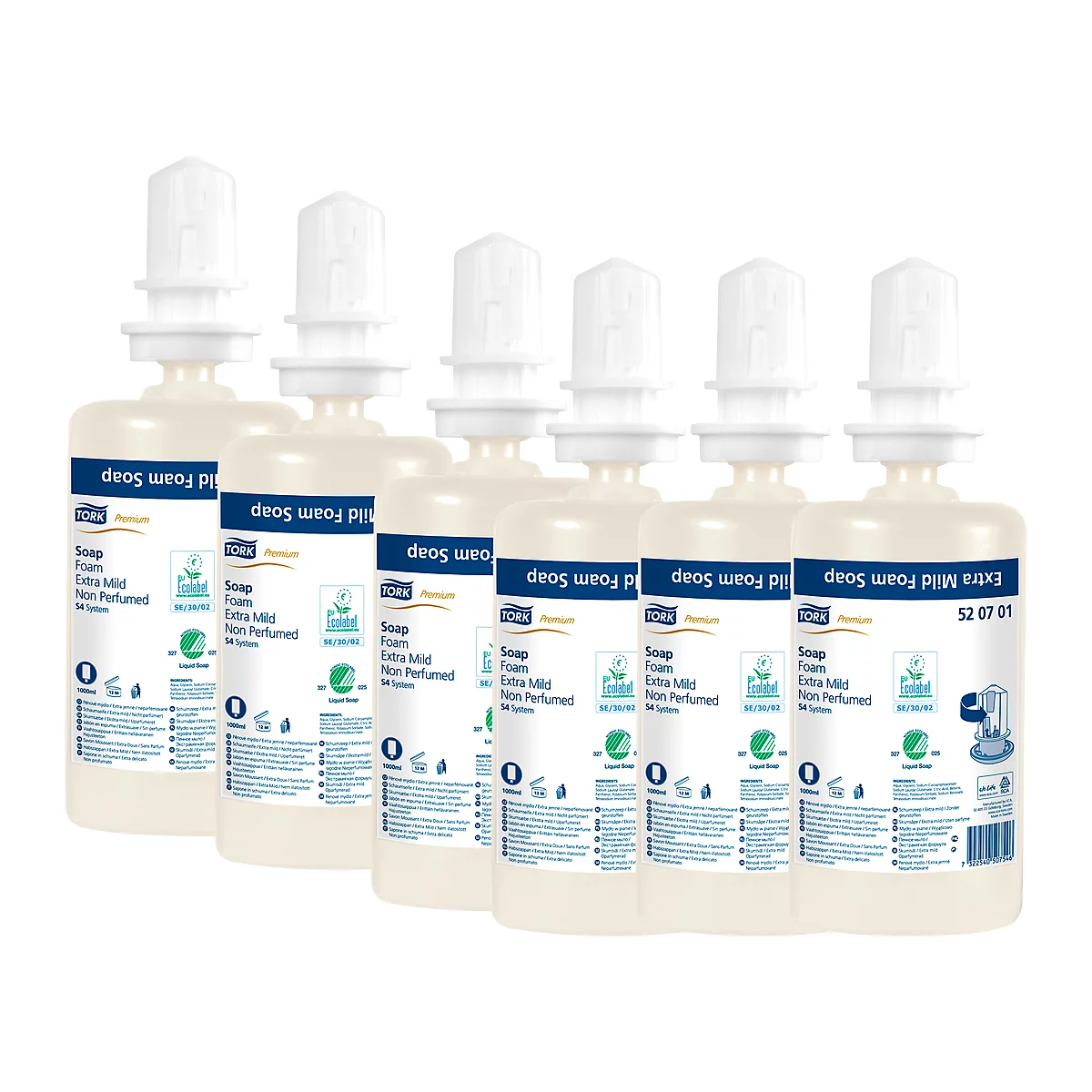 TORK® Premium-Schaumseife, extra mild, 6 St.