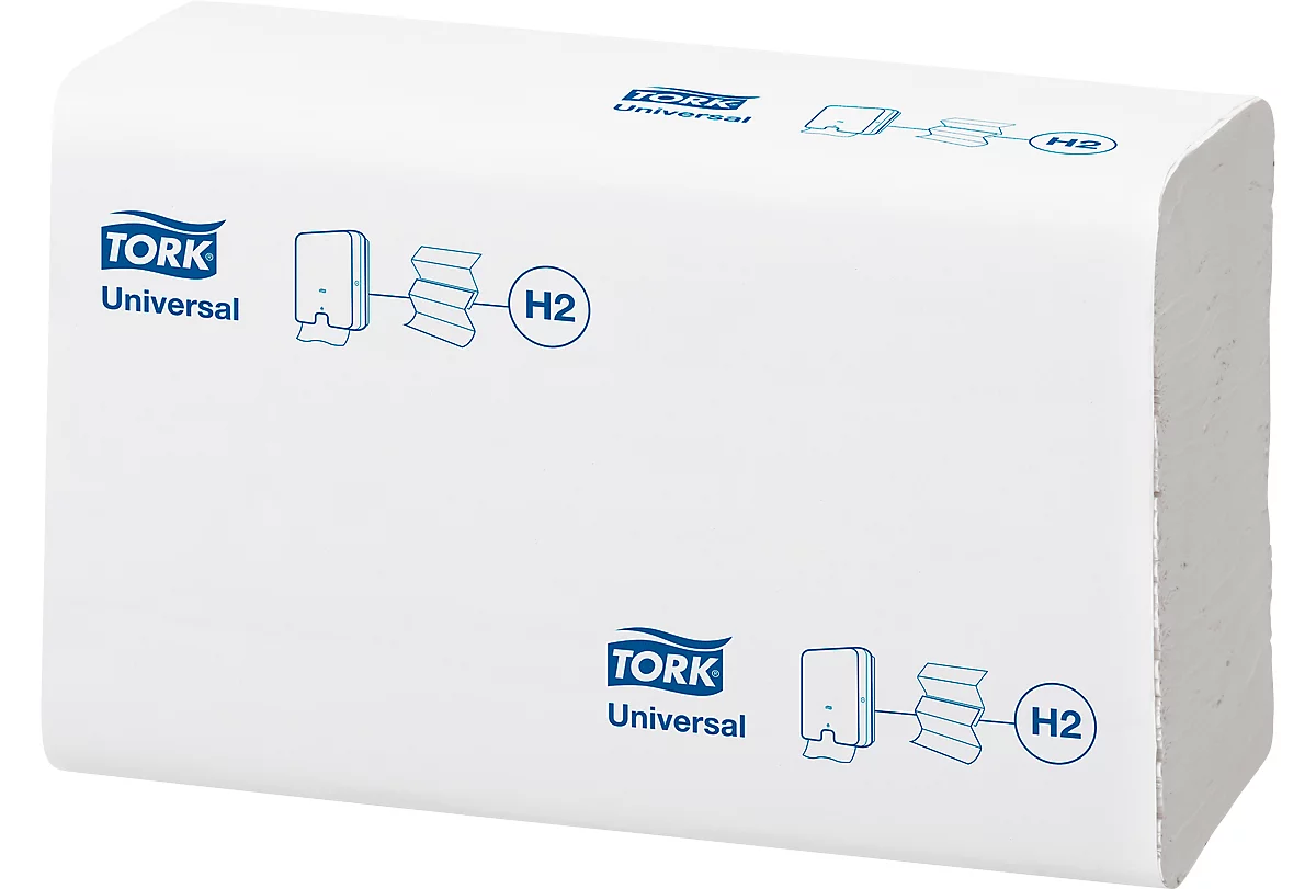 Tork® Xpress Handtuch Multifold Universal 150299, 2-lagig, Einzeltuchentnahme, mit Prägung, 20 Pack á 237 Stück (4740 Tücher), weiß