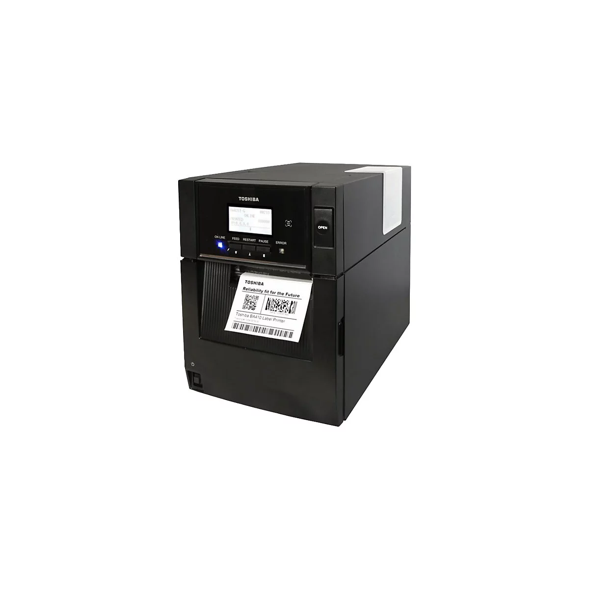 Toshiba TEC BA410T-GS12-QM-S - Etikettendrucker - Thermodirekt - Rolle (11,8 cm) - 203 dpi - bis zu 203.2 mm/Sek.