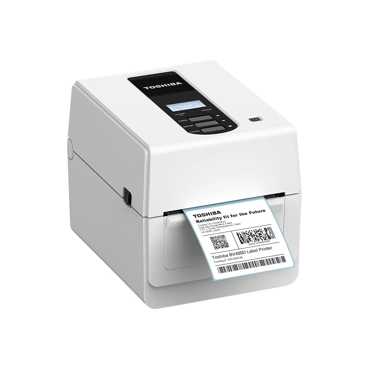 Toshiba TEC BV410D - Etikettendrucker - Thermodirekt - Rolle (11,8 cm) - 203 dpi - bis zu 177.8 mm/Sek.