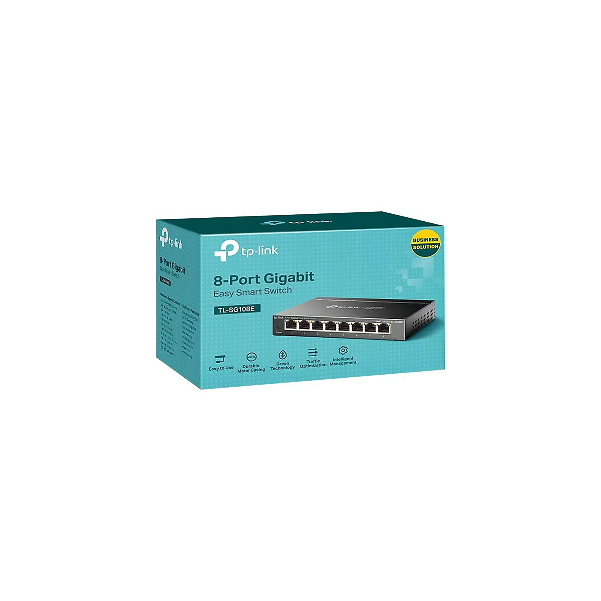TP-Link JetStream TL-SG108E Easy Smart Switch - Switch - 8 Anschlüsse - unmanaged
