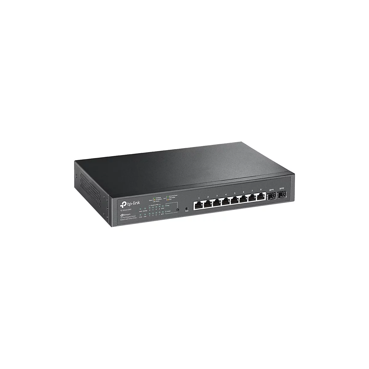TP-Link JetStream TL-SG2210MP - Switch - 10 Anschlüsse - Smart - an Rack montierbar