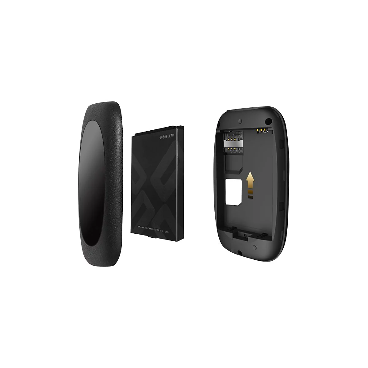 TP-Link M7000 - Mobiler Hotspot - 4G LTE - 150 Mbps - 802.11b/g/n