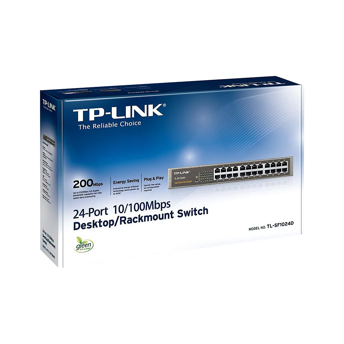 TP-Link TL-SF1024D - Switch - 24 x 10/100 - Desktop