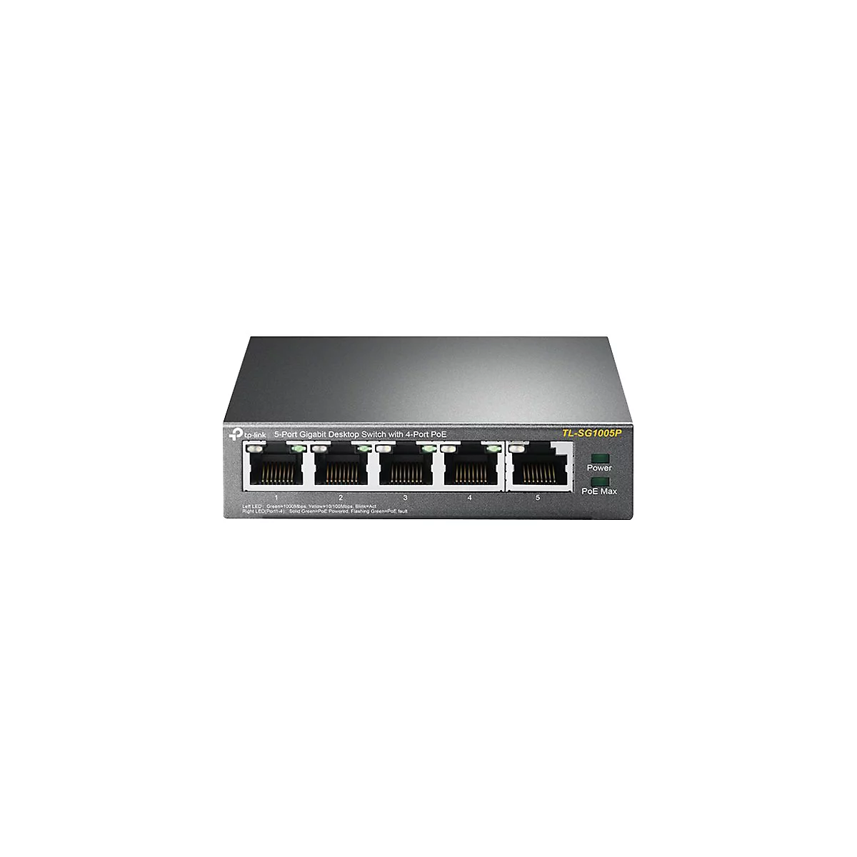 TP-Link TL-SG1005P - Switch - 5 Anschlüsse - unmanaged