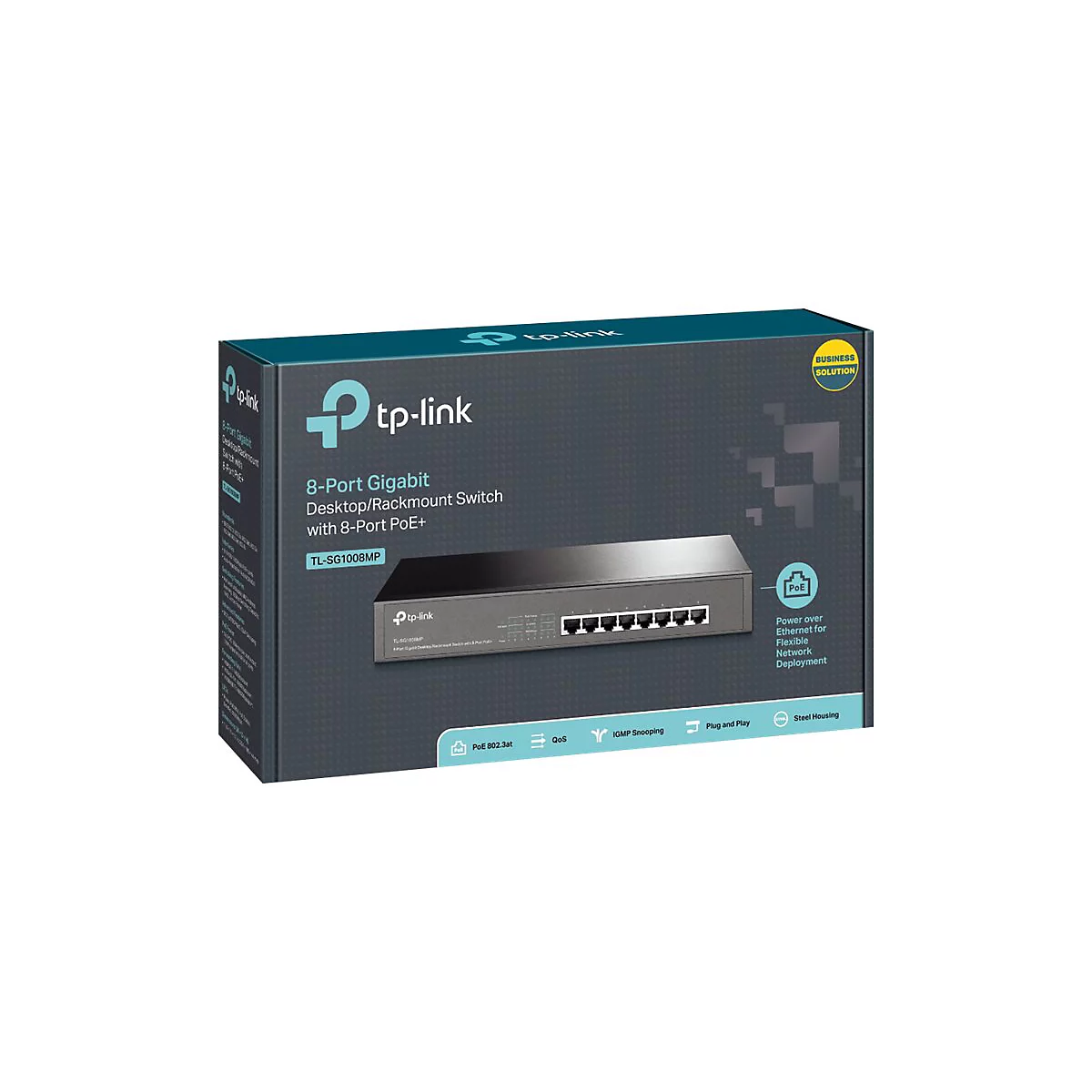 TP-Link TL-SG1008MP - commutateur - 8 ports - non géré - Montable sur rack