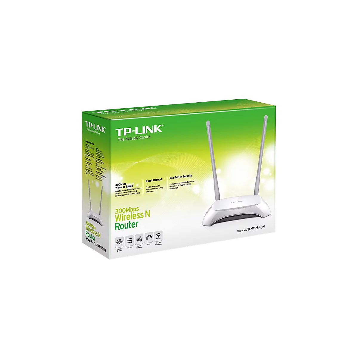 TP-Link TL-WR840N - Wireless Router 4-Port-Switch 2,4 GHz