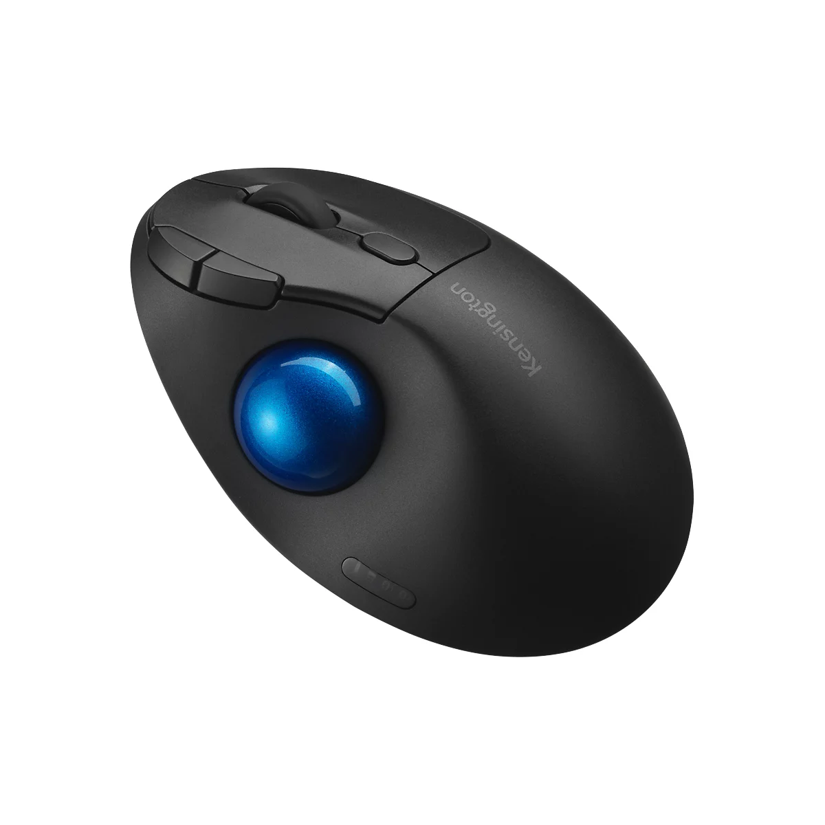 Trackball Kensington Pro Fit™ Ergo TB450, ergonomisch, kabellos, Batteriebetrieb, 400/800/1200/1600 dpi, PCR, grau-blau