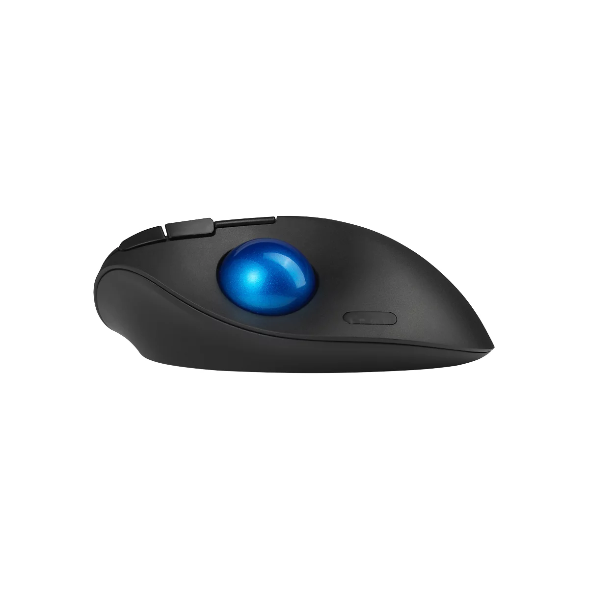 Trackball Kensington Pro Fit™ Ergo TB450, ergonomisch, kabellos, Batteriebetrieb, 400/800/1200/1600 dpi, PCR, grau-blau