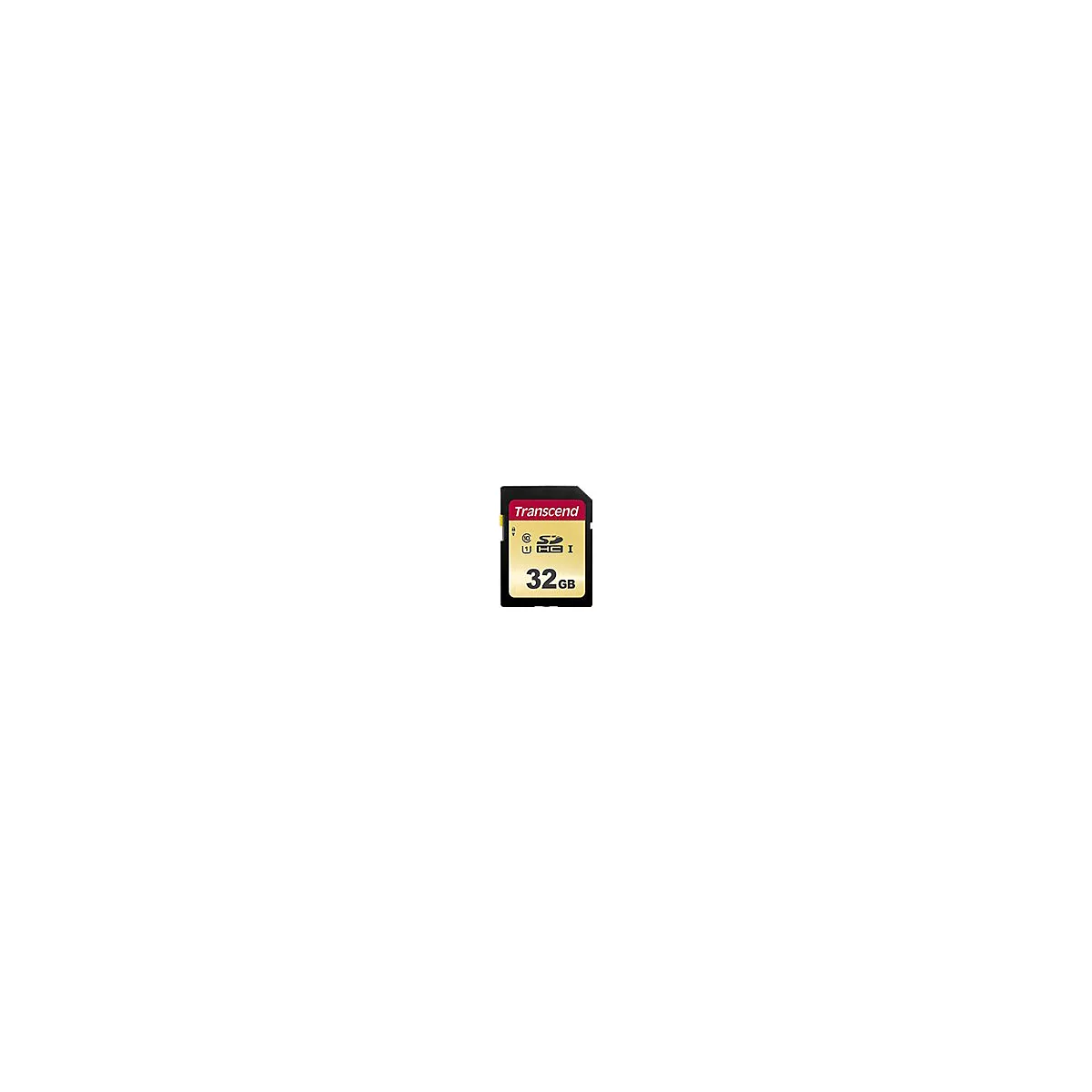 Transcend 500S - Flash-Speicherkarte - 32 GB - UHS-I U1 / Class10 - SDHC UHS-I
