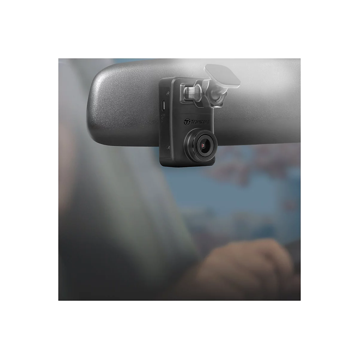 Transcend DrivePro 10 - Kamera für Armaturenbrett - 1080p / 60 BpS - Wi-Fi - G-Sensor
