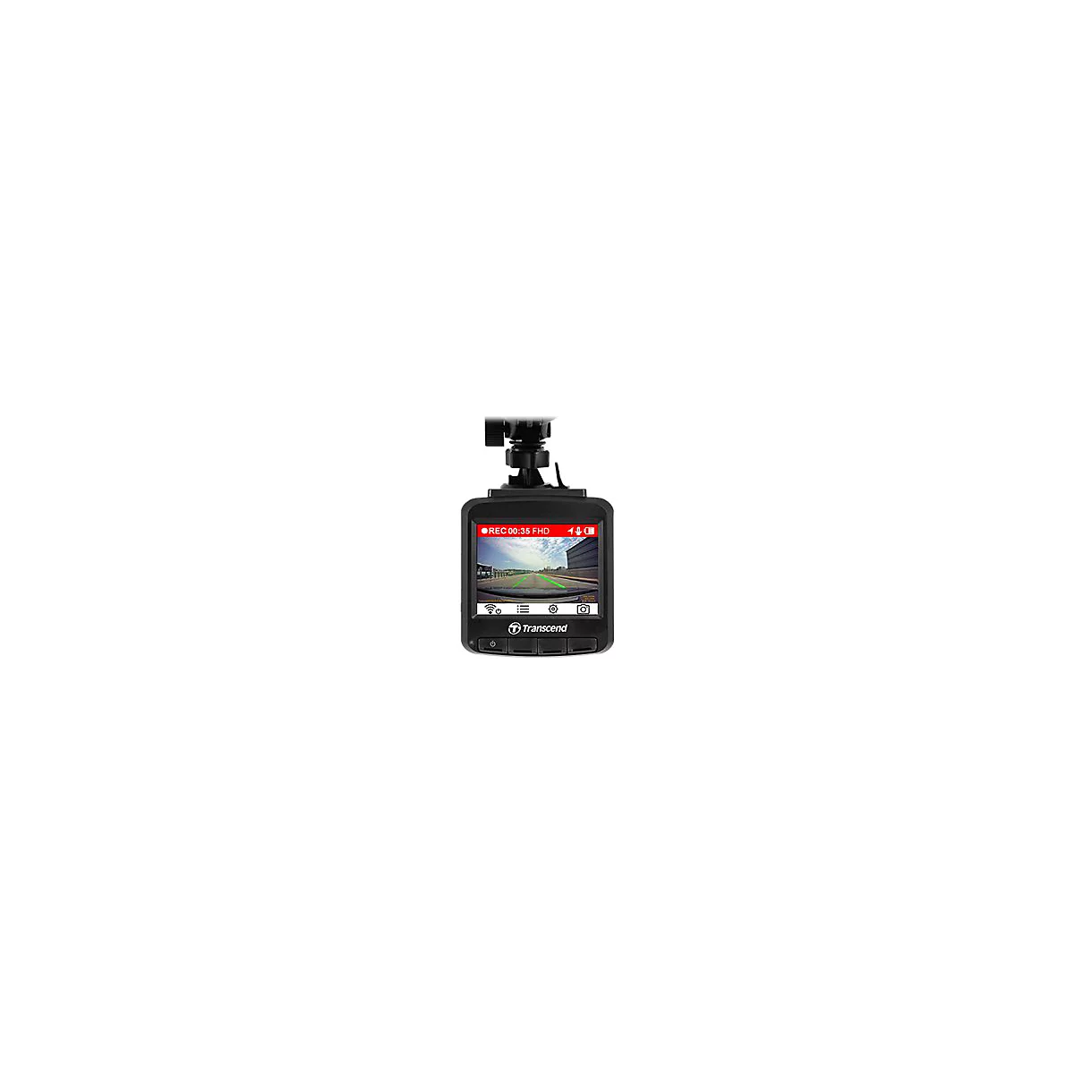 Transcend DrivePro 230Q Data Privacy - Kamera für Armaturenbrett - 1080p / 30 BpS - Wi-Fi - G-Sensor