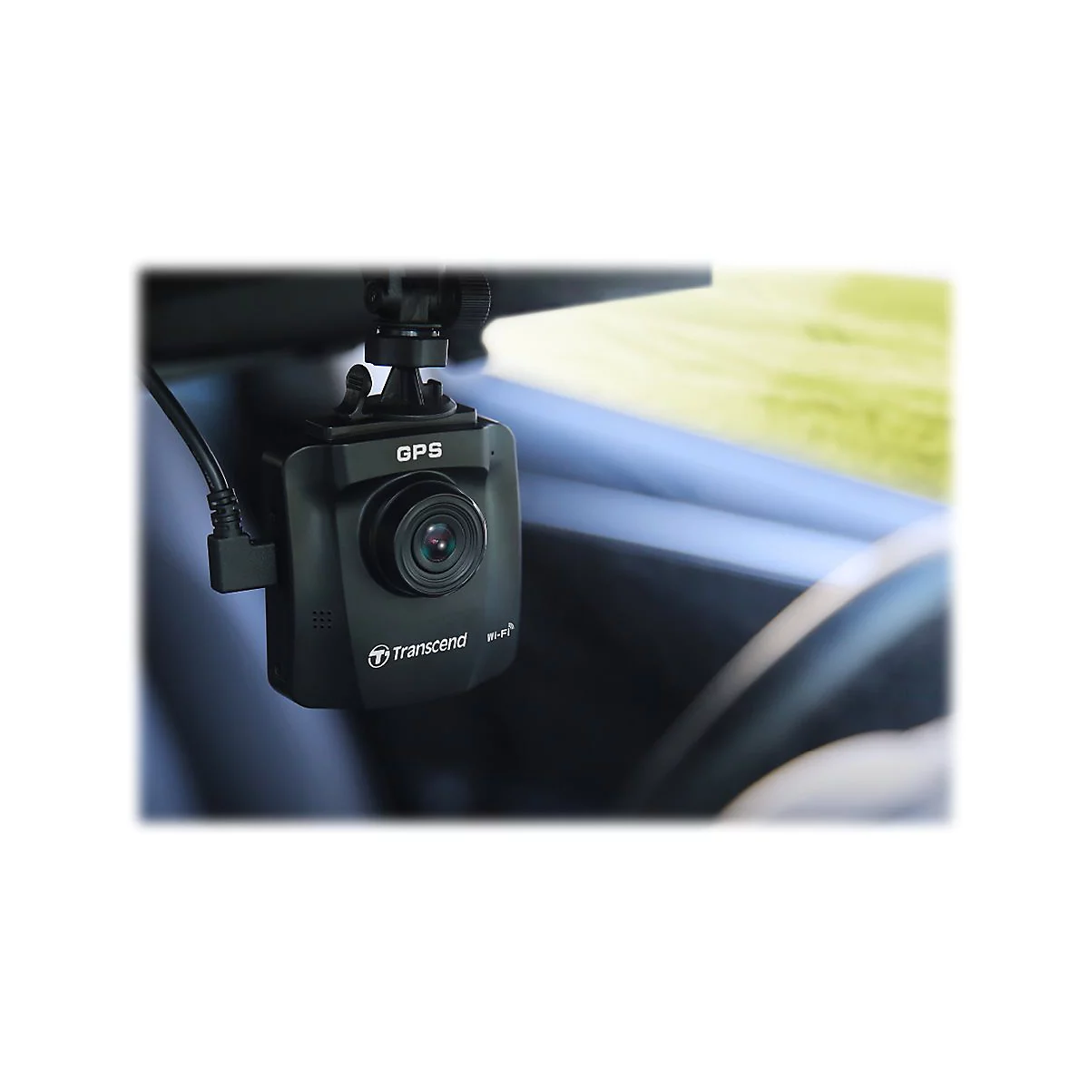 Transcend DrivePro 250 - Kamera für Armaturenbrett - 1080p / 60 BpS - Wi-Fi - GPS / GLONASS - G-Sensor