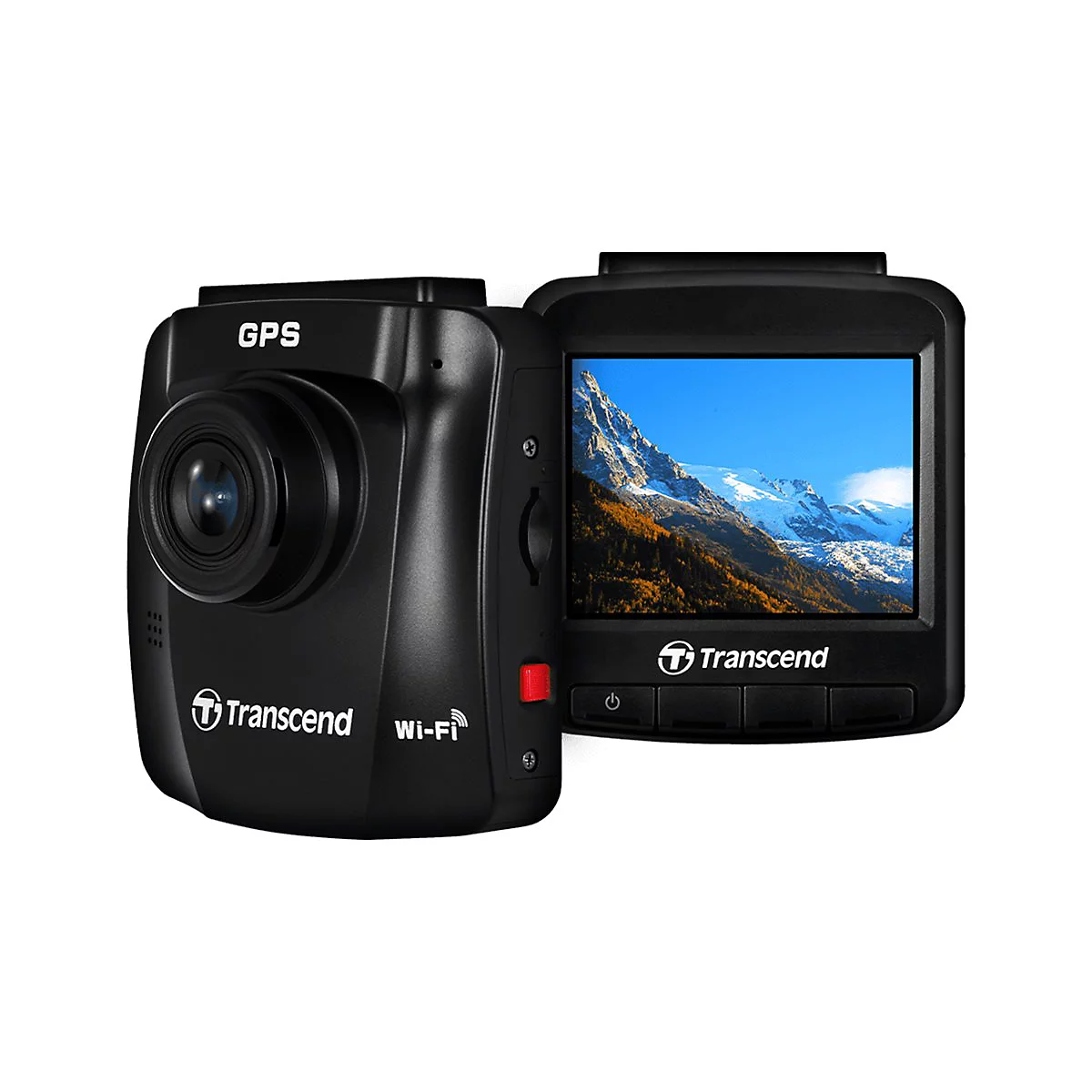 Transcend DrivePro 250 - Kamera für Armaturenbrett - 1080p / 60 BpS - Wi-Fi - GPS / GLONASS - G-Sensor