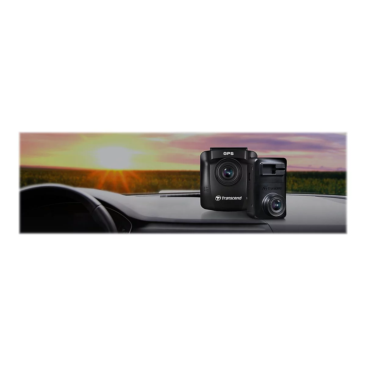 Transcend DrivePro 620 - Kamera für Armaturenbrett - 1080p / 60 BpS - Wi-Fi - GPS / GLONASS - G-Sensor