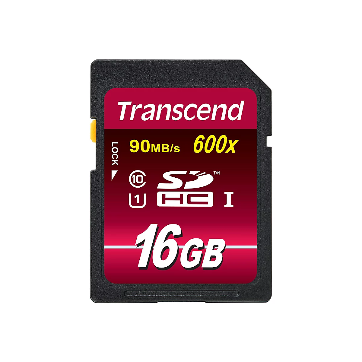 Transcend - Flash-Speicherkarte - 16 GB - Class 10 - SDHC UHS-I
