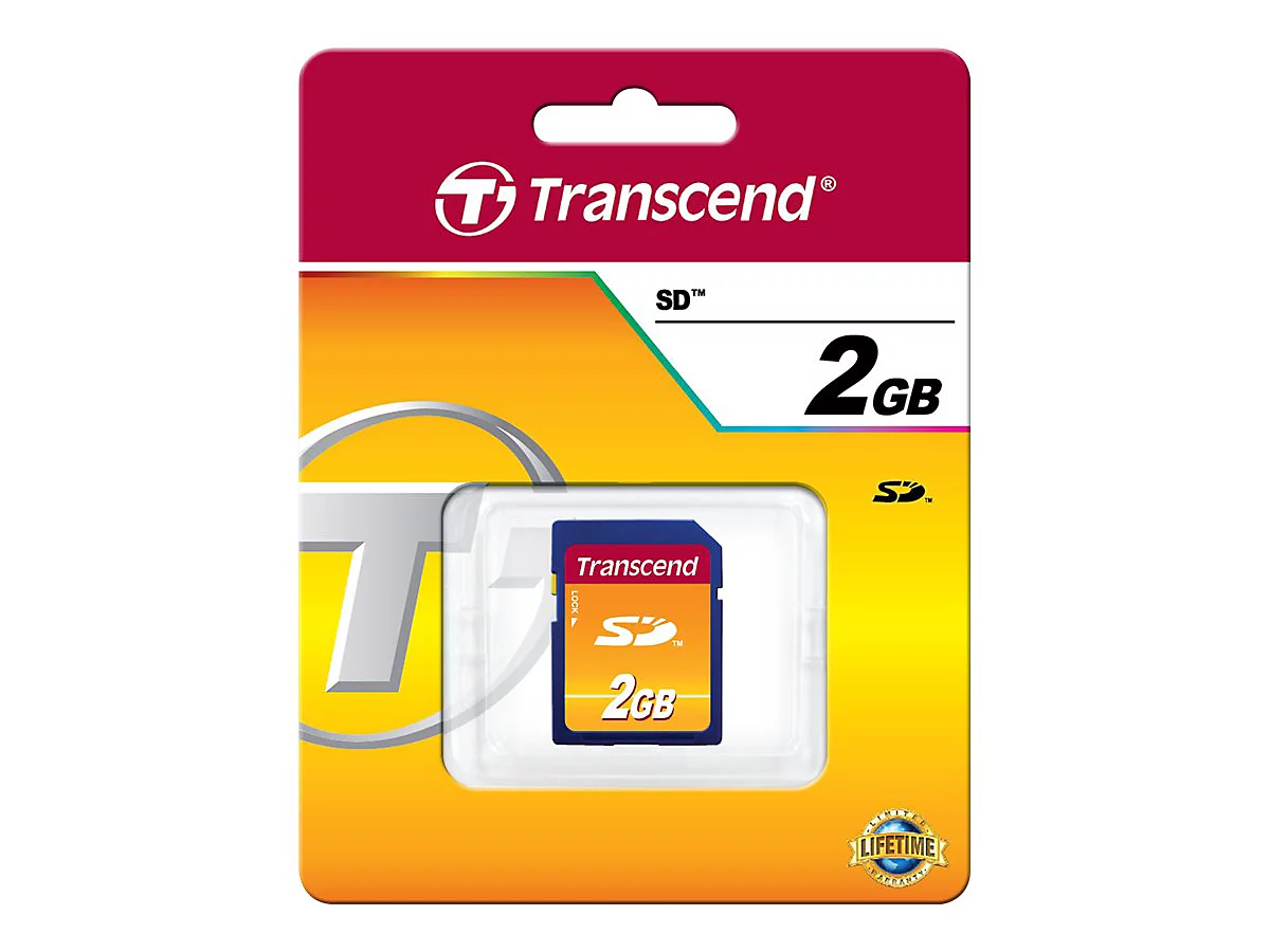 Transcend - Flash-Speicherkarte - 2 GB - SD