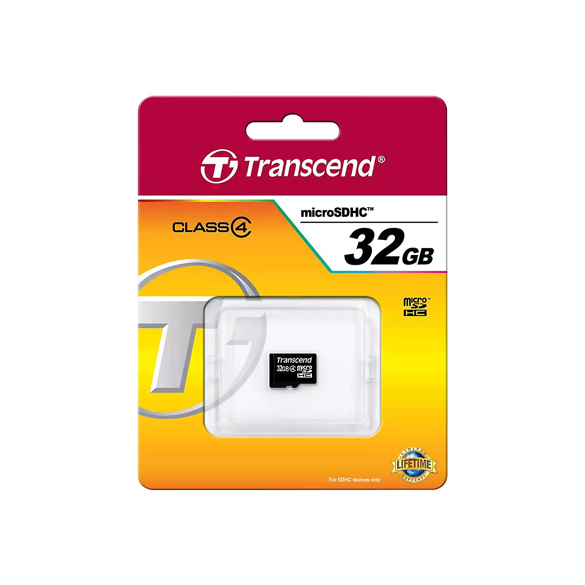 Transcend - Flash-Speicherkarte - 32 GB - Class 4 - microSDHC