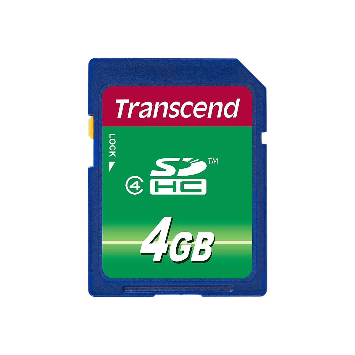 Transcend - Flash-Speicherkarte - 4 GB - Class 4 - SDHC
