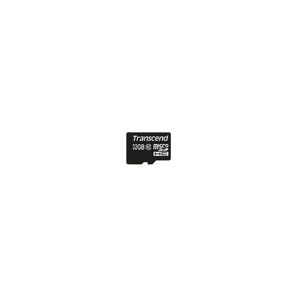 Transcend - Flash-Speicherkarte (microSDHC/SD-Adapter inbegriffen) - 32 GB - Class 10 - microSDHC