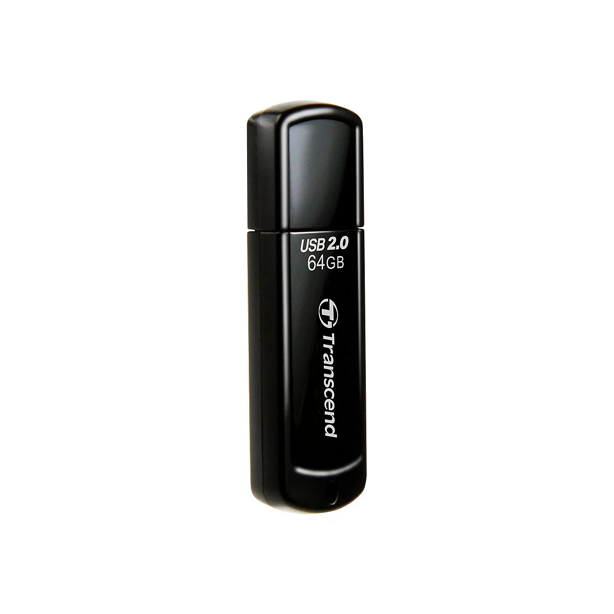 Transcend JetFlash 350 - USB-Flash-Laufwerk - 64 GB - USB 2.0 - Schwarz