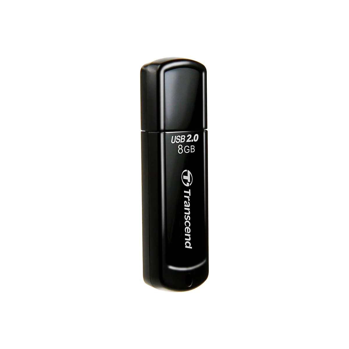 Transcend JetFlash 350 - USB-Flash-Laufwerk - 8 GB - USB 2.0 - Schwarz