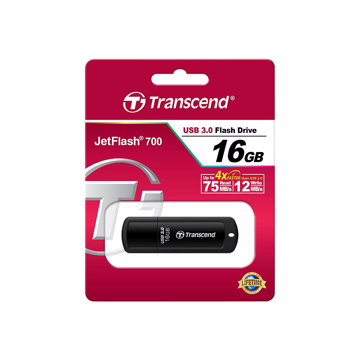 Transcend JetFlash 700 - clé USB - 16 Go