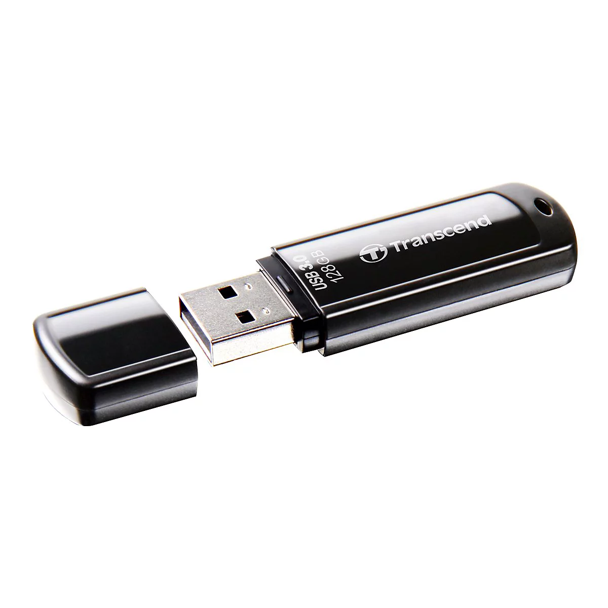 Transcend JetFlash 700 - USB-Flash-Laufwerk - 128 GB - USB 3.0 - Schwarz