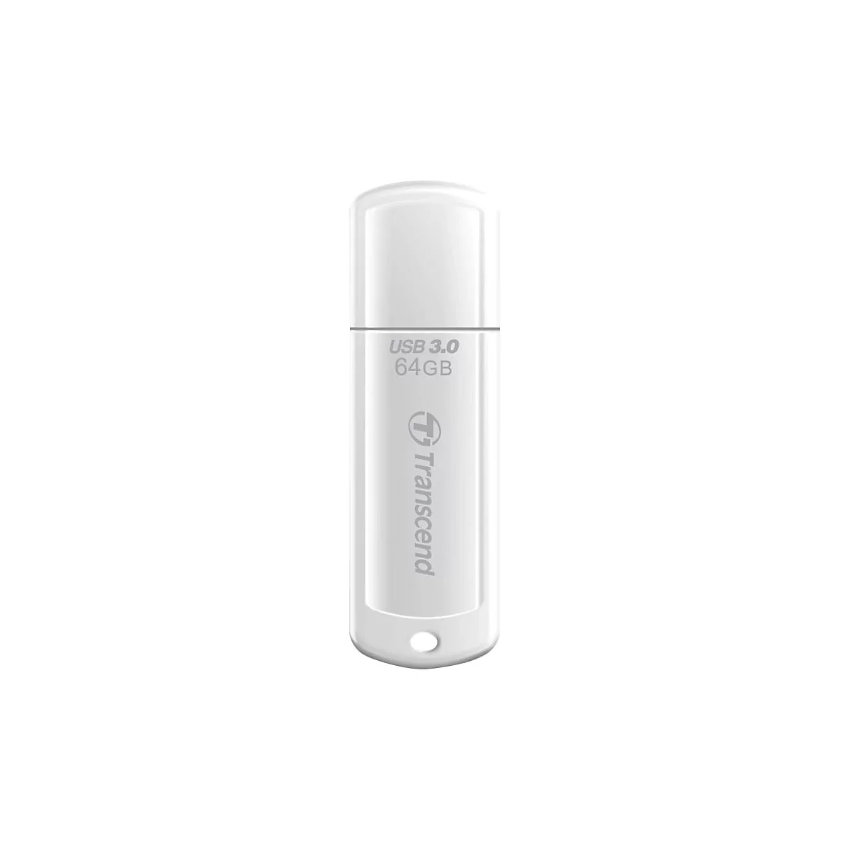 Transcend JetFlash 730 - USB-Flash-Laufwerk - 64 GB - USB 3.0 - weiß