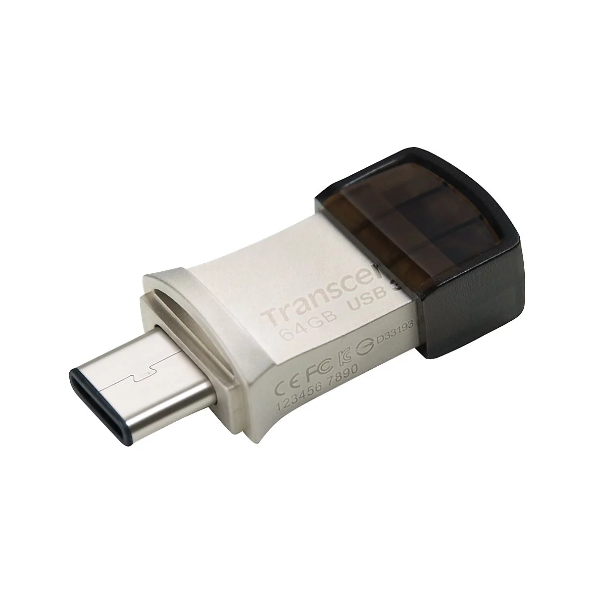 Transcend JetFlash 890 - USB-Flash-Laufwerk - 64 GB - USB 3.1